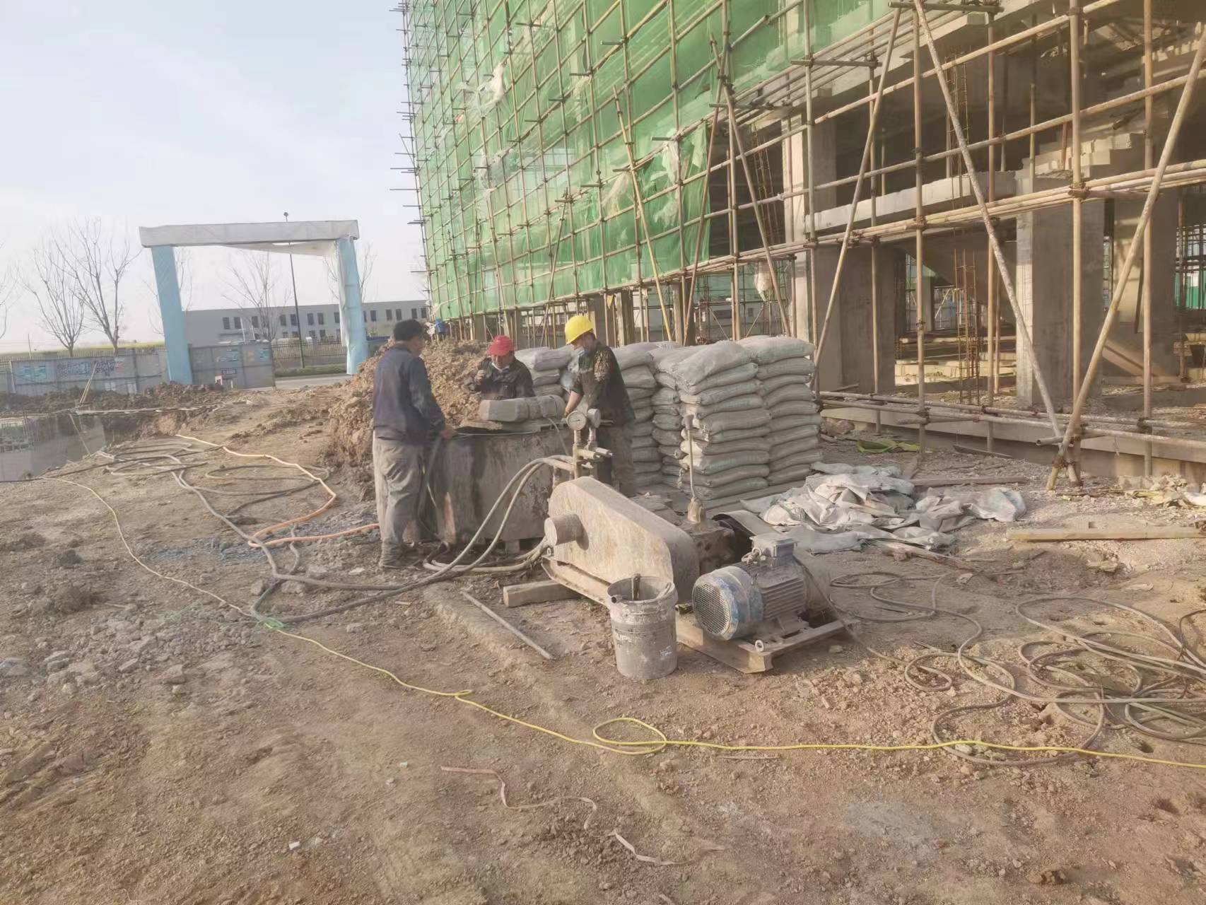 总口管理区别墅下沉注浆